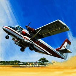 Twin-Engined Nomad Short Take-Off Plane