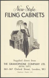 The Gramophone Company Filing Cabinets