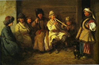 Children Singing at Easter