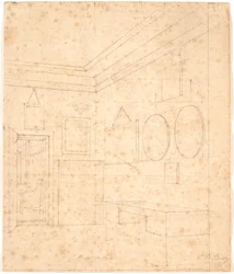 Perspective Drawing for the Waagepetersen Family Portrait