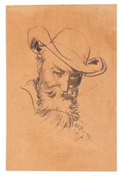 Self-Portrait With Hat
