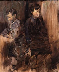 Two Young Shoemakers