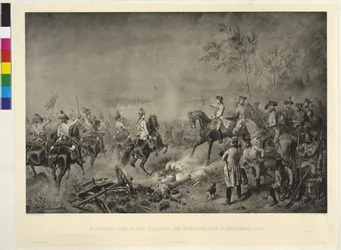 Archduke Karl in the Battle of Wuerzburg