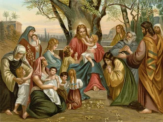 Jesus blessing the Children
