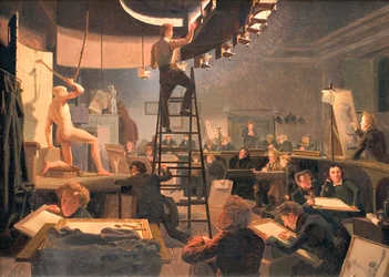 The Life Class at the Royal Academy of Fine Arts