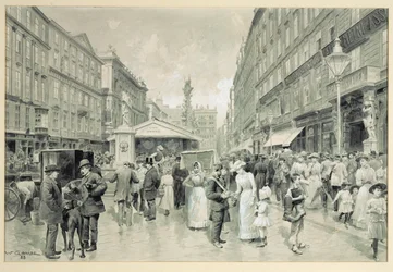 The Graben, Central Square in Downtown Vienna