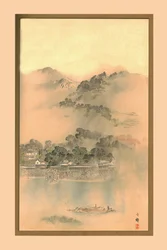 A Spring Morning on the River Yodo, c1870, 1886
