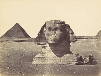 Head of the Sphinx, ca. 1860