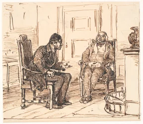 Discussion between Two Dignitaries