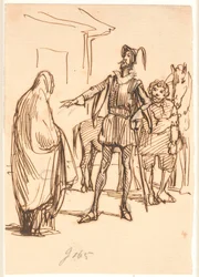Don Quixote and Dona Rodriguez