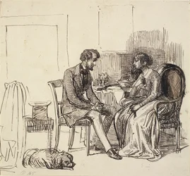 A Gentleman Visiting a Young Lady