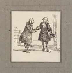 Figures from the Time of Holberg: A Gentleman Offers a Pinch of Tobacco to Another