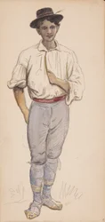 Italian Peasant or Shepherd