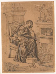Mother and Son. Interior