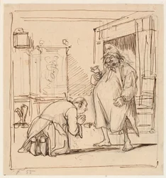 Peder Paars Book 1, Song 4. Per Degn Fears the Bailiff