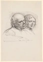 Portrait Study of Two Swedish Farmers