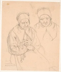 Two Studies of an Old Swedish Woman