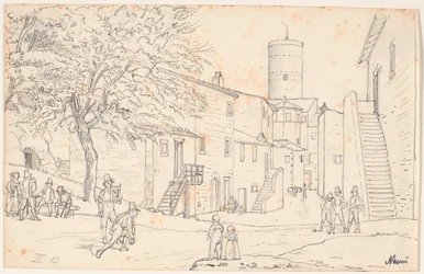 The Market in Nemi