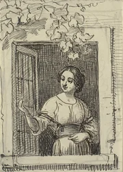 Young Girl in a Window