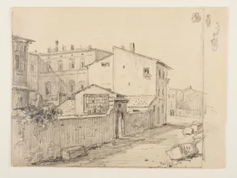 Vicolo delle Colonette di Barberini and Thorvaldsen