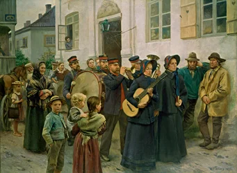 Storm Attack on a Fishing Village (The Salvation Army in Son)