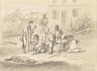 Three Officers after the Battle of Solferino