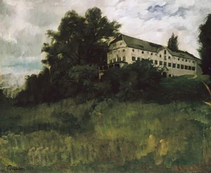 Monastery Buildings on Herreninsel in Lake Chiemsee