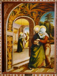 The Meeting at the Golden Gate - Meeting of Anne