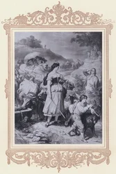 Dorothea and the Emigrants, Hermann and Dorothea