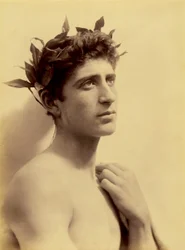 Study of a Boy Wearing a Wreath, Sicily, c.1898