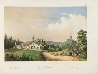 Oscarshal Hot-houses, 1852