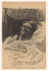 Wife of Wilhelmus Johannes Steenhoff, in Bed