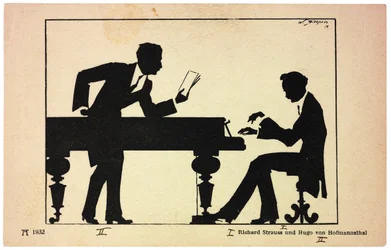 Hugo von Hofmannsthal 1874-1929 and Richard Strauss 1864-1949, 1914
