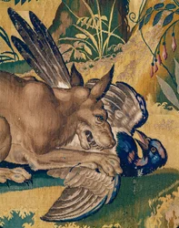 Dog Killing a Bird