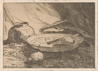 Still Life with Pot and Bowl