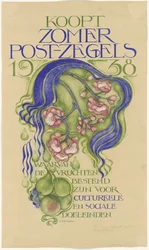 Design for a Poster for the Sale of Summer Stamps for the Year 1938