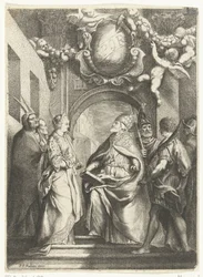 Saint Gregory the Great with Four Other Saints