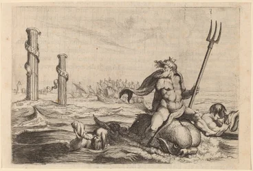 Neptune and the Pillars of Hercules, 1634