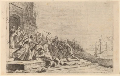 The Followers of Solon Defending the Temple of Venus, 1634