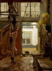 Slaughterhouse. 1889