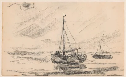 Two Fishing Boats at Sea