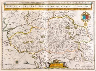 Coastline and Cities of Nantes and Rochelle, in 