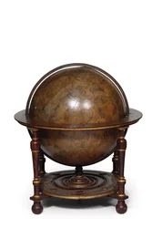 Large Pair of Library Globes, the Terrestrial and Celestial