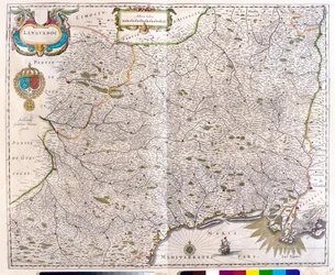 Map covering Languedoc - Roussillon - Montpellier - Toulouse - Avignon - Arles, in 