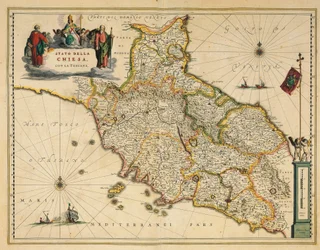 Map of Tuscany region