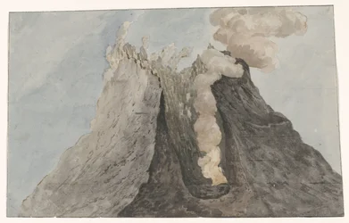Interior View of the Crater of Etna (Voyage en Italie, en Sicile et à Malte - 1778)