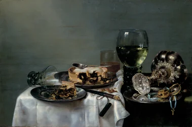 Breakfast Table with Blackberry Pie, 1631