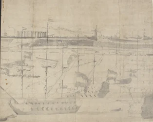 The Dutch Fleet at Copenhagen Road 1658