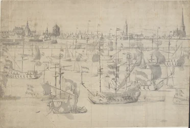The Dutch Fleet at Copenhagen Road 1658