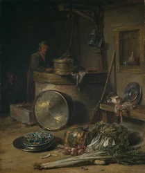 Peasant Interior with Woman at a Well, c.1642-43